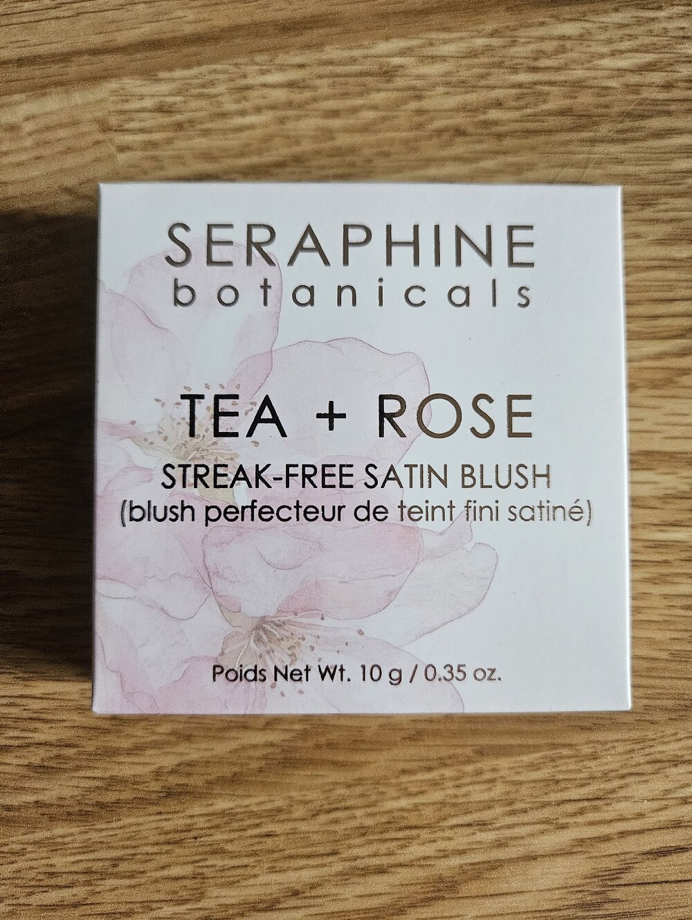 Seraphine Botanicals Tea + Rose Streak-Free Satin Blush